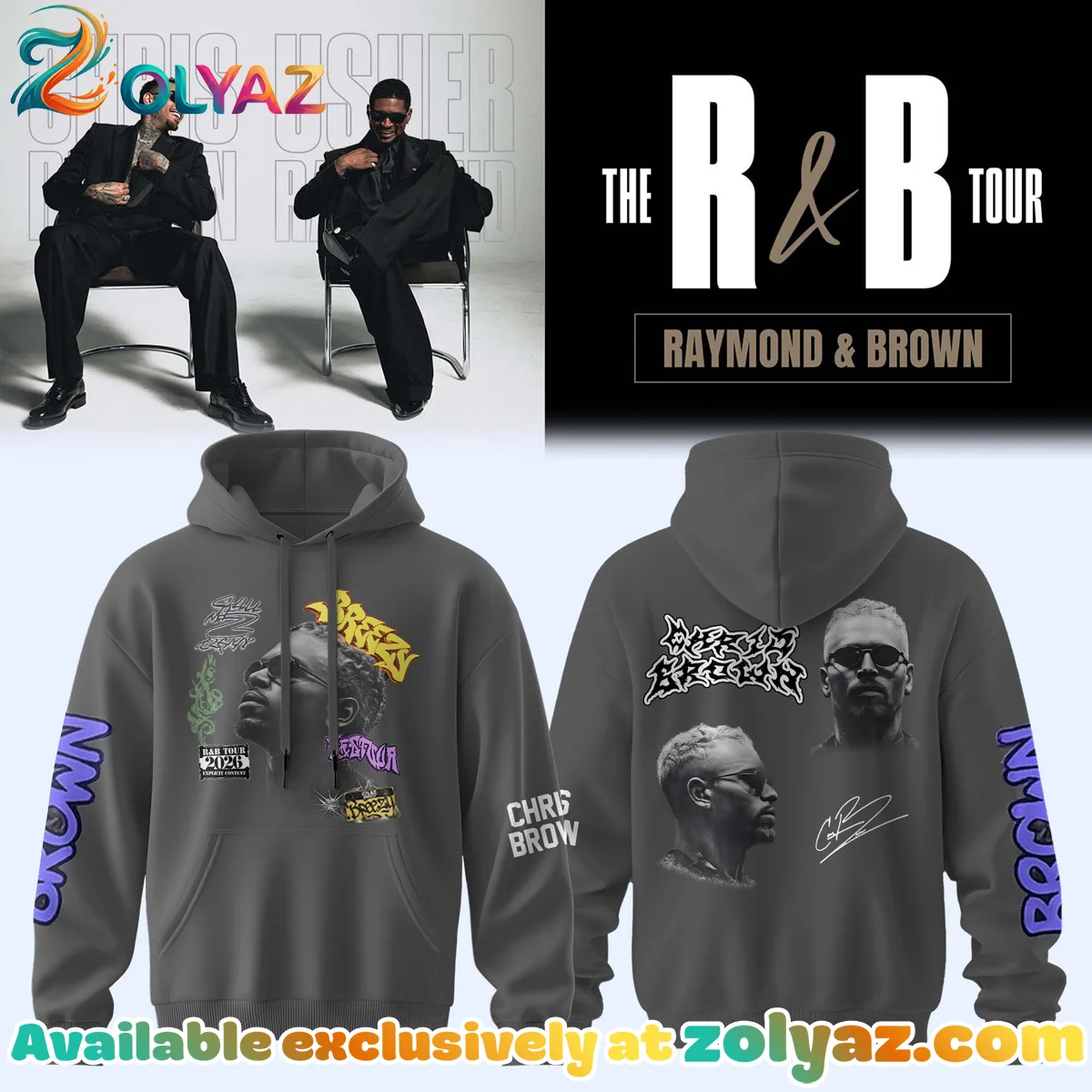 Chris Brown R&B Tour T-Shirt & Hoodie - Variant 4