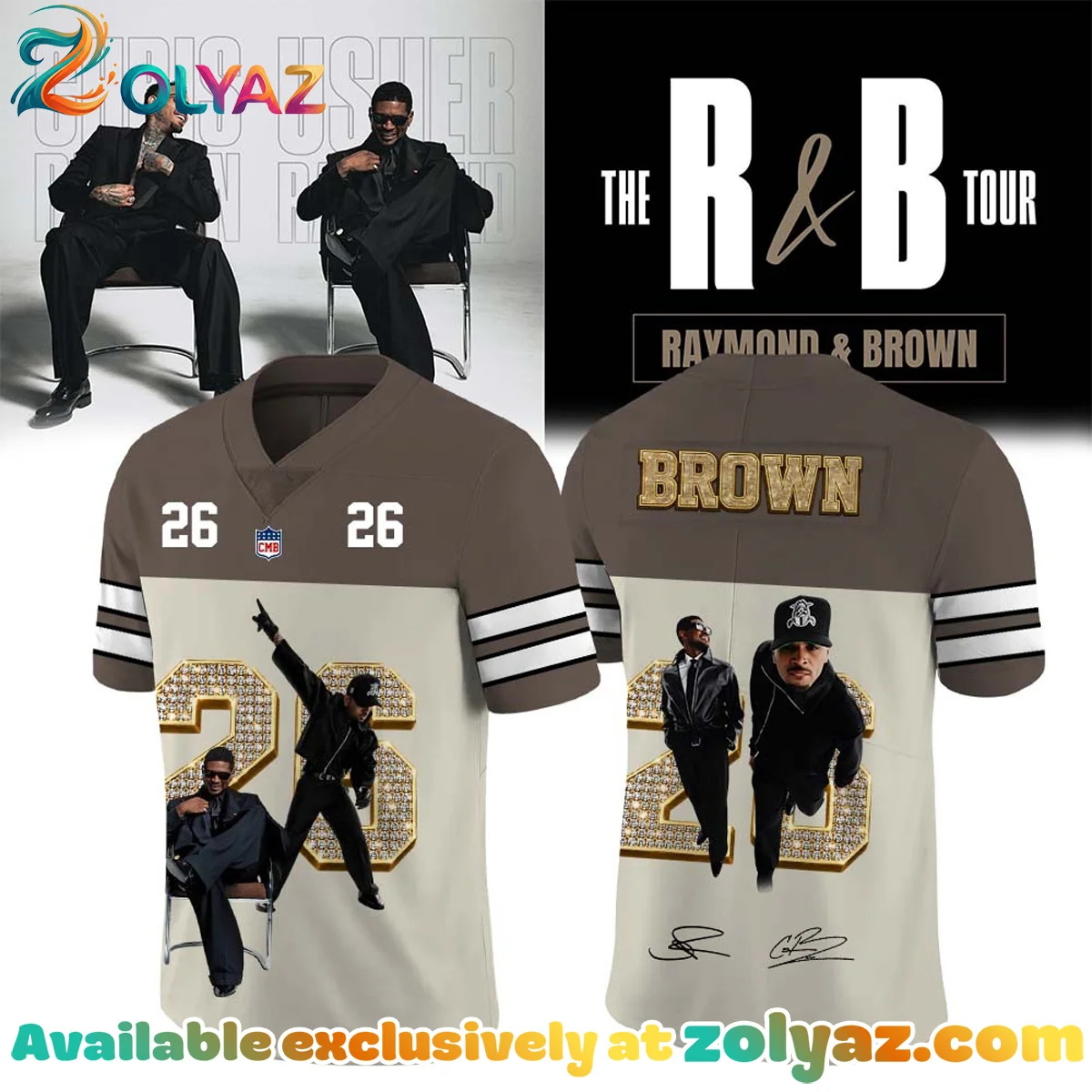 Chris Brown R&B Tour Jersey (Release 7)
