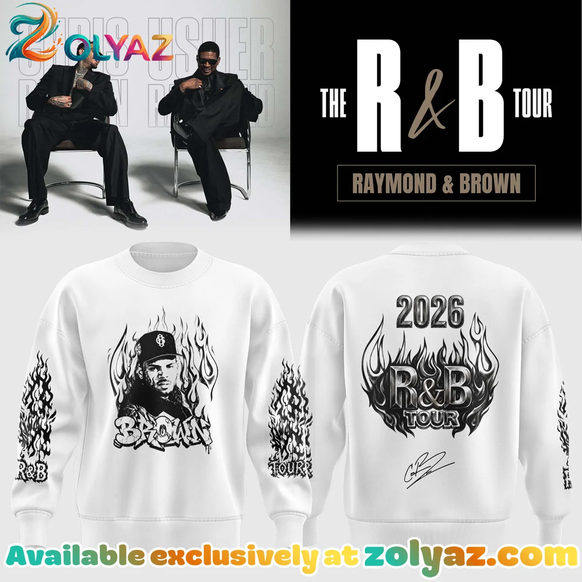 Chris Brown R&B Tour Shirt & Hoodie (Release 2)