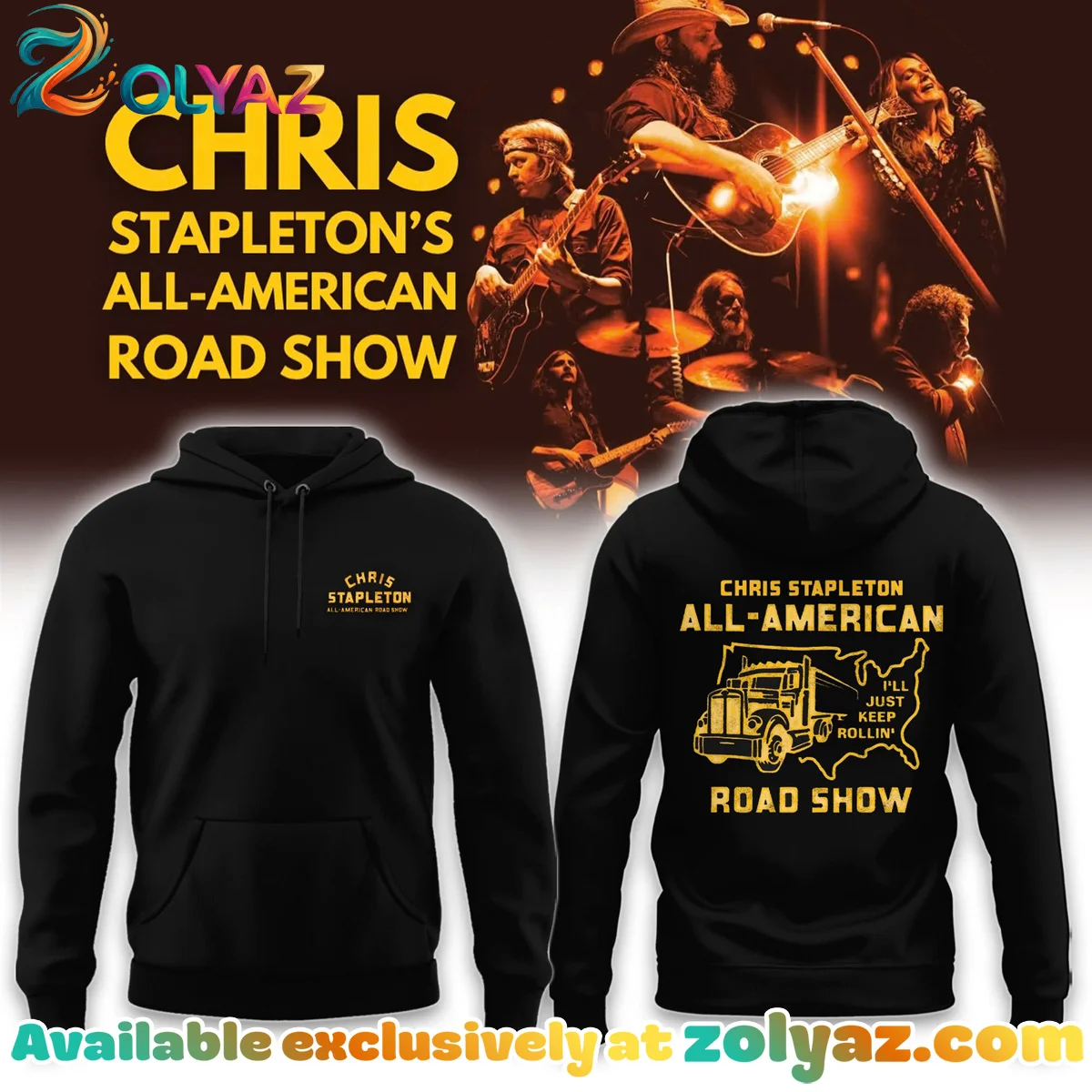 Chris Stapleton All-American Road Show Shirt & Hoodie - Part 6