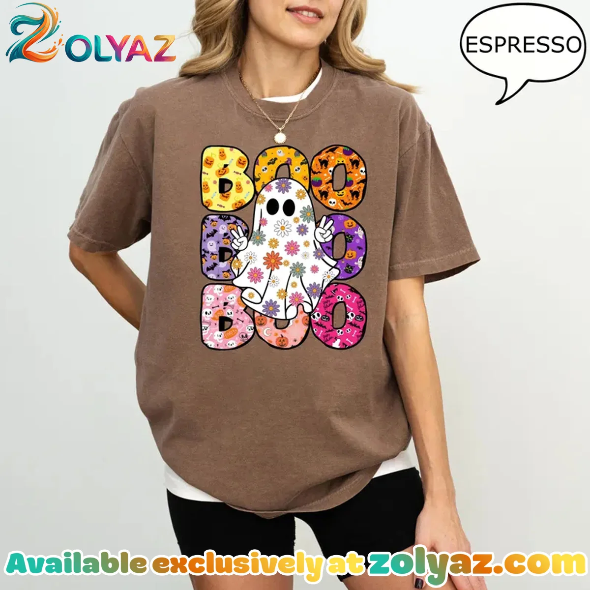 Floral Ghost T-Shirt & Hoodie Floral Ghost T-Shirt & Hoodie