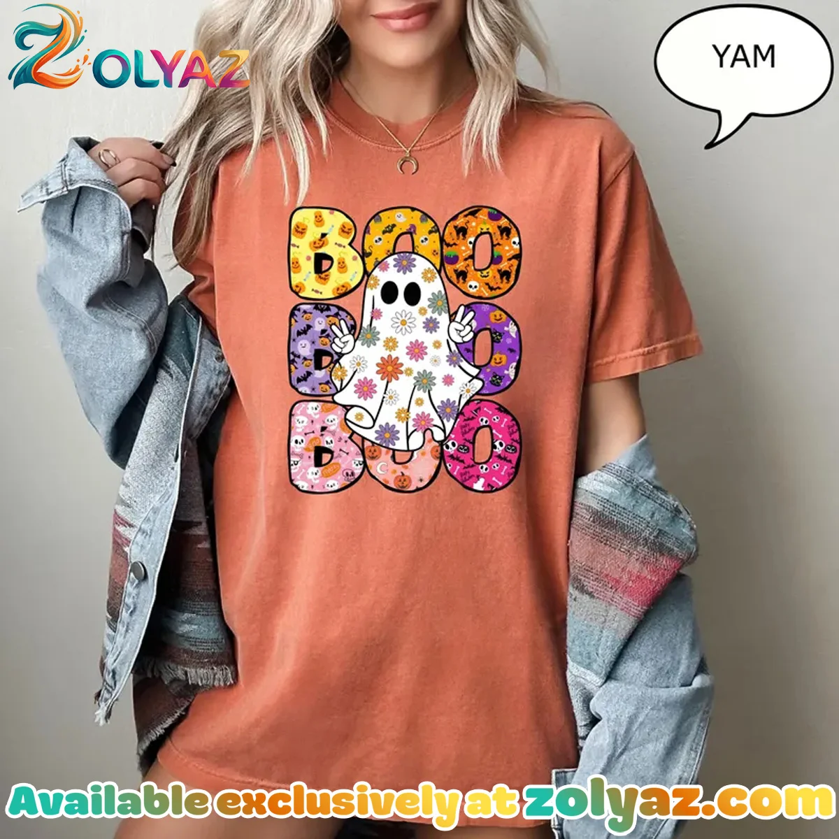 Floral Ghost T-Shirt & Hoodie Floral Ghost T-Shirt & Hoodie