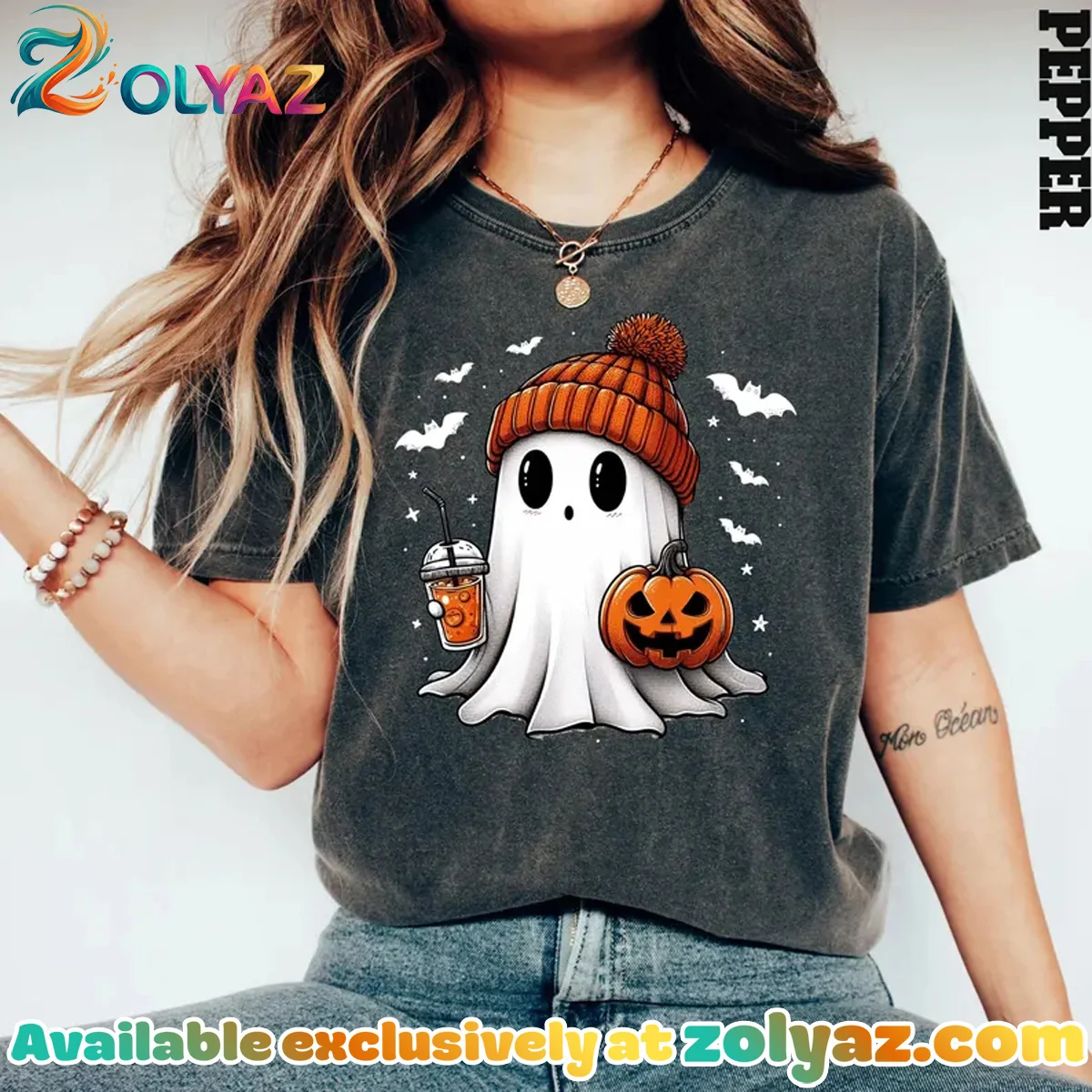 Ghost Pumpkin Shirt & Hoodie Ghost Pumpkin Shirt & Hoodie