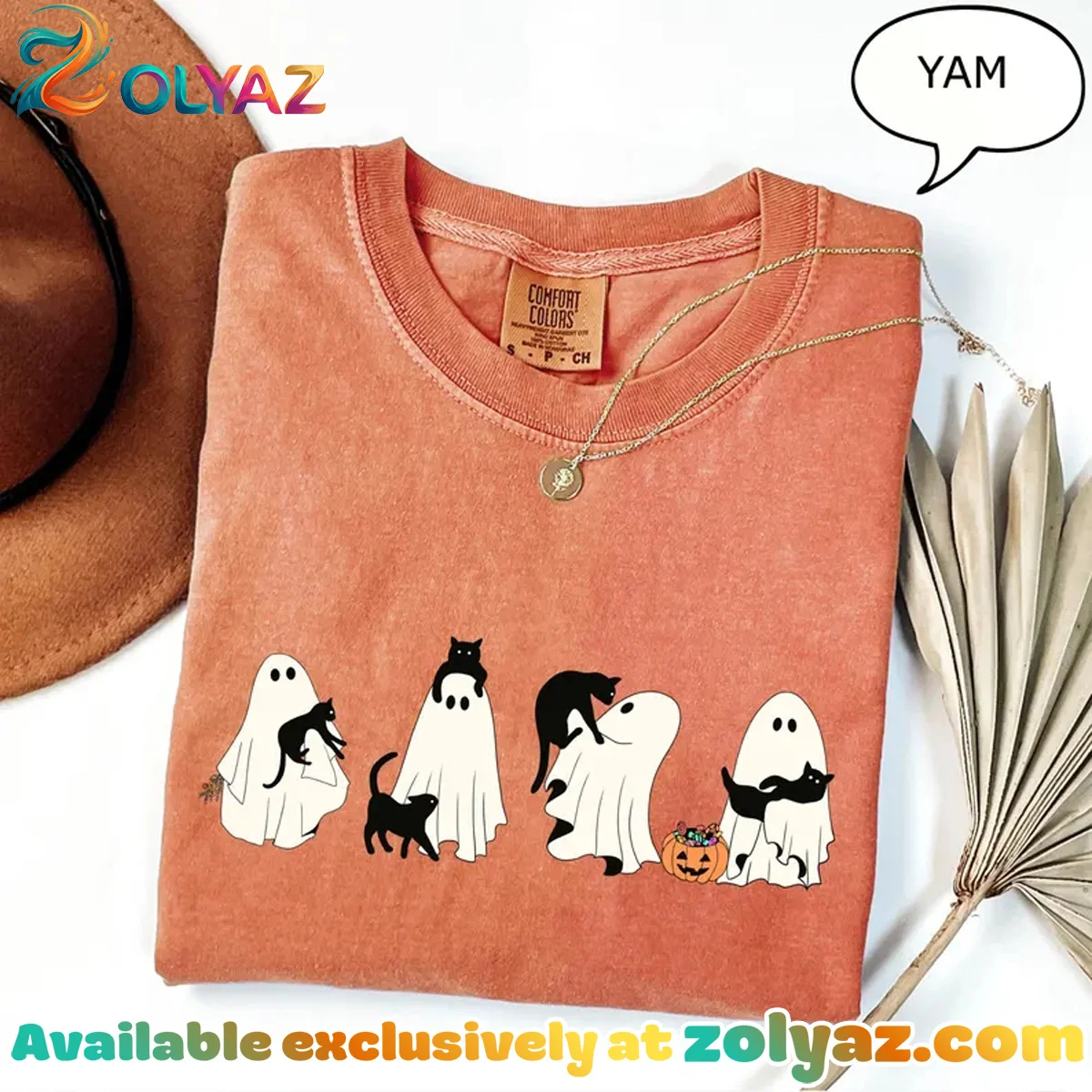 Ghost And Cat Shirt & Hoodie Ghost And Cat Shirt & Hoodie