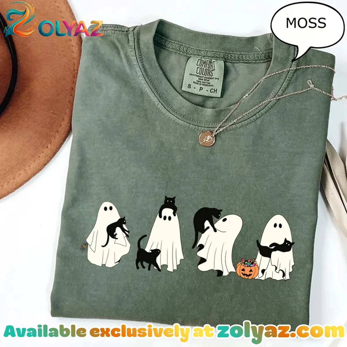Ghost And Cat Shirt & Hoodie