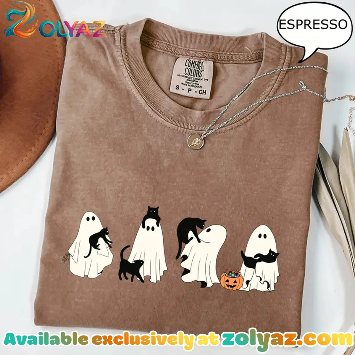 Ghost And Cat Shirt & Hoodie Ghost And Cat Shirt & Hoodie