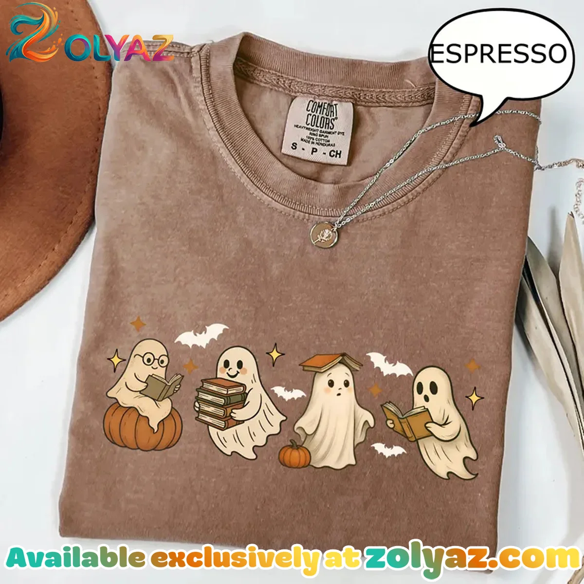Ghost Reading Book Shirt & Hoodie