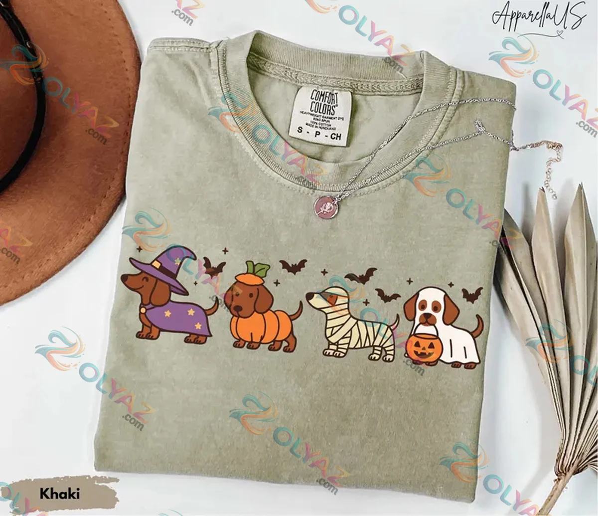 Dachshund Ghost Pumpkin Witch Shirt & Hoodie