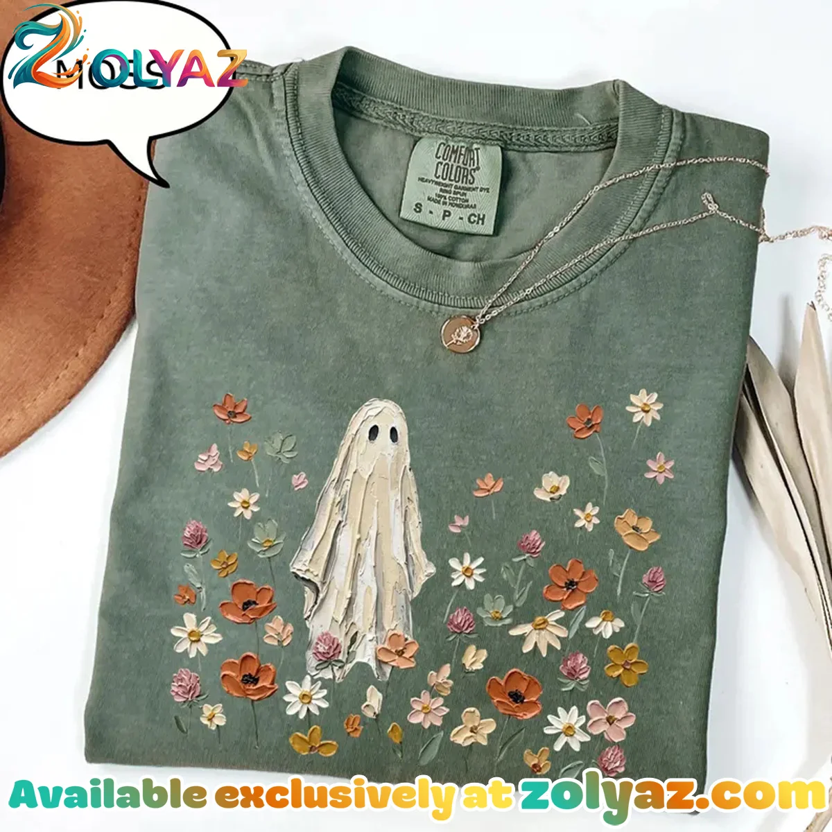 Floral Ghost Shirt & Hoodie