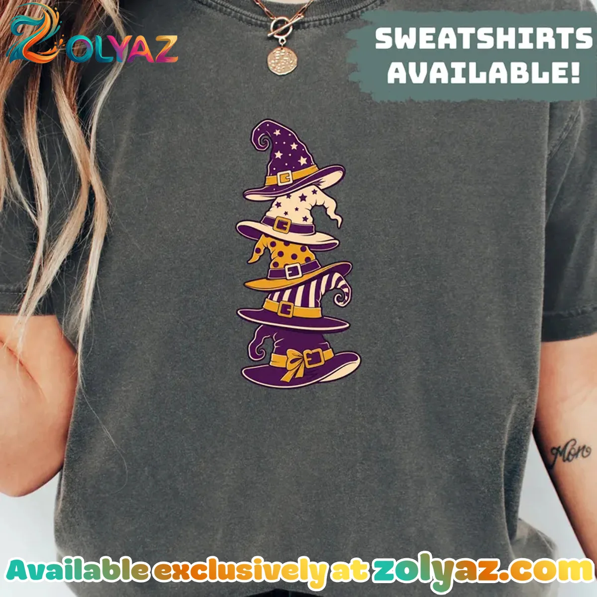 Stacked Witch Hats T-Shirt & Hoodie