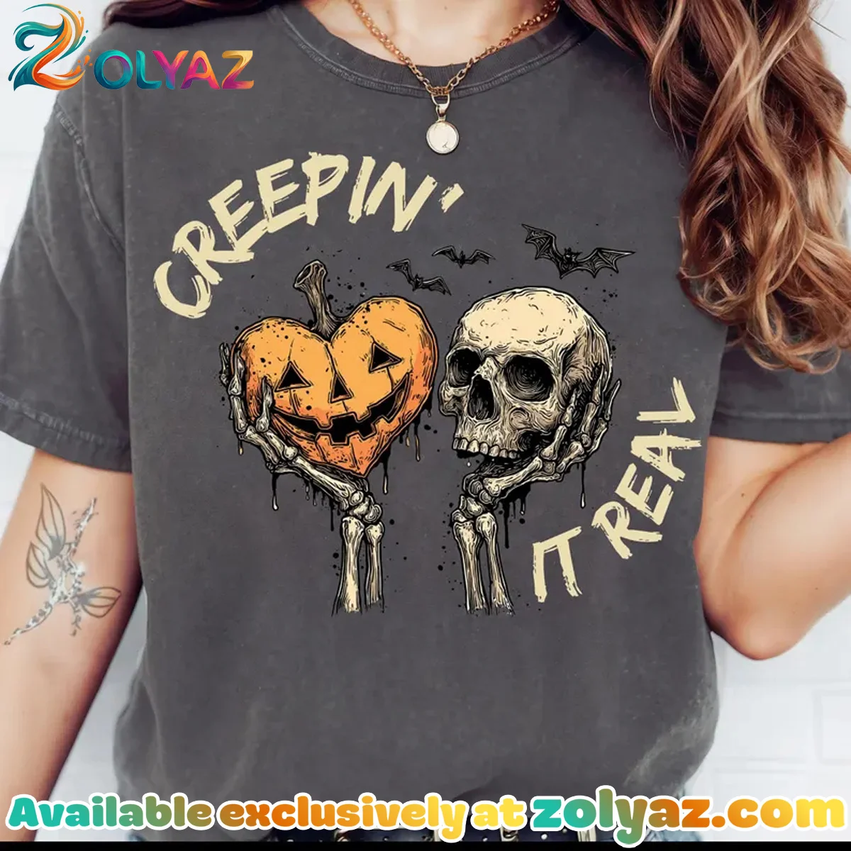 Skeleton Pumpkin Skull T-Shirt & Hoodie Skeleton Pumpkin Skull T-Shirt & Hoodie