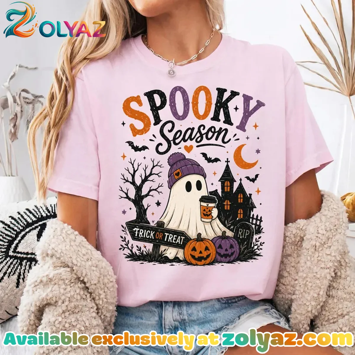 Halloween Ghost Shirt & Hoodie - Series 1 Halloween Ghost Shirt & Hoodie - Series 1