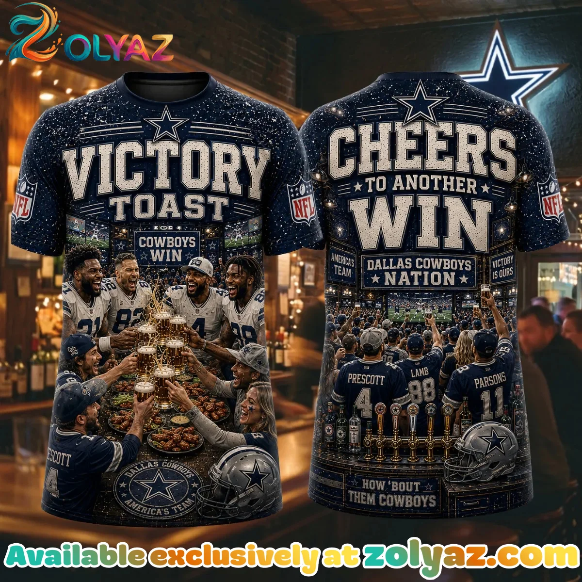 Dallas Cowboys T-Shirt & Hoodie [Batch 3]