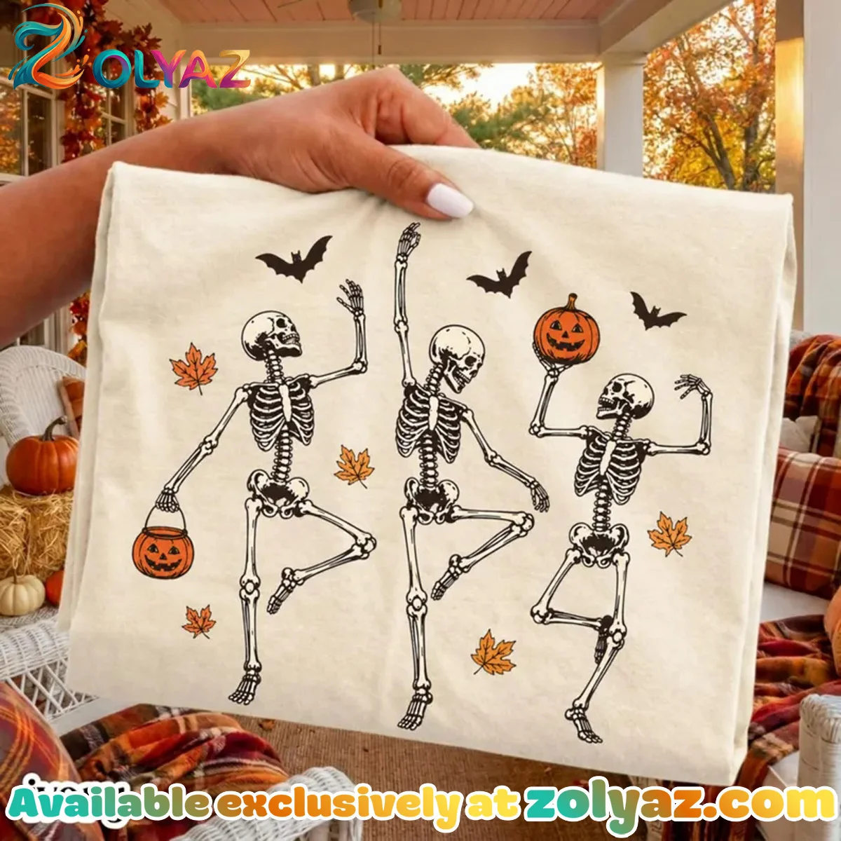 Dancing Skeleton Pumpkin Shirt & Hoodie Dancing Skeleton Pumpkin Shirt & Hoodie