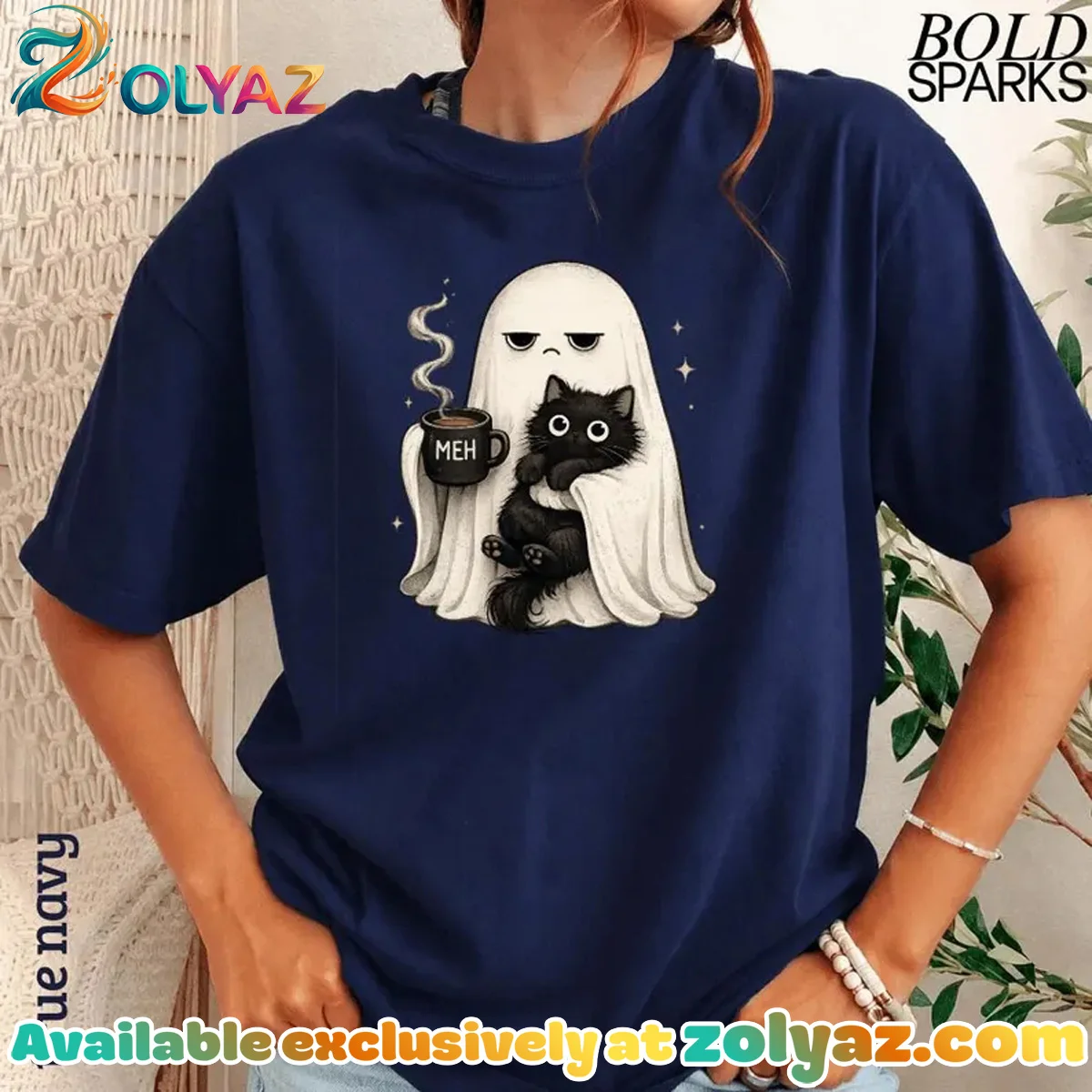 Ghost Cat Shirt & Hoodie