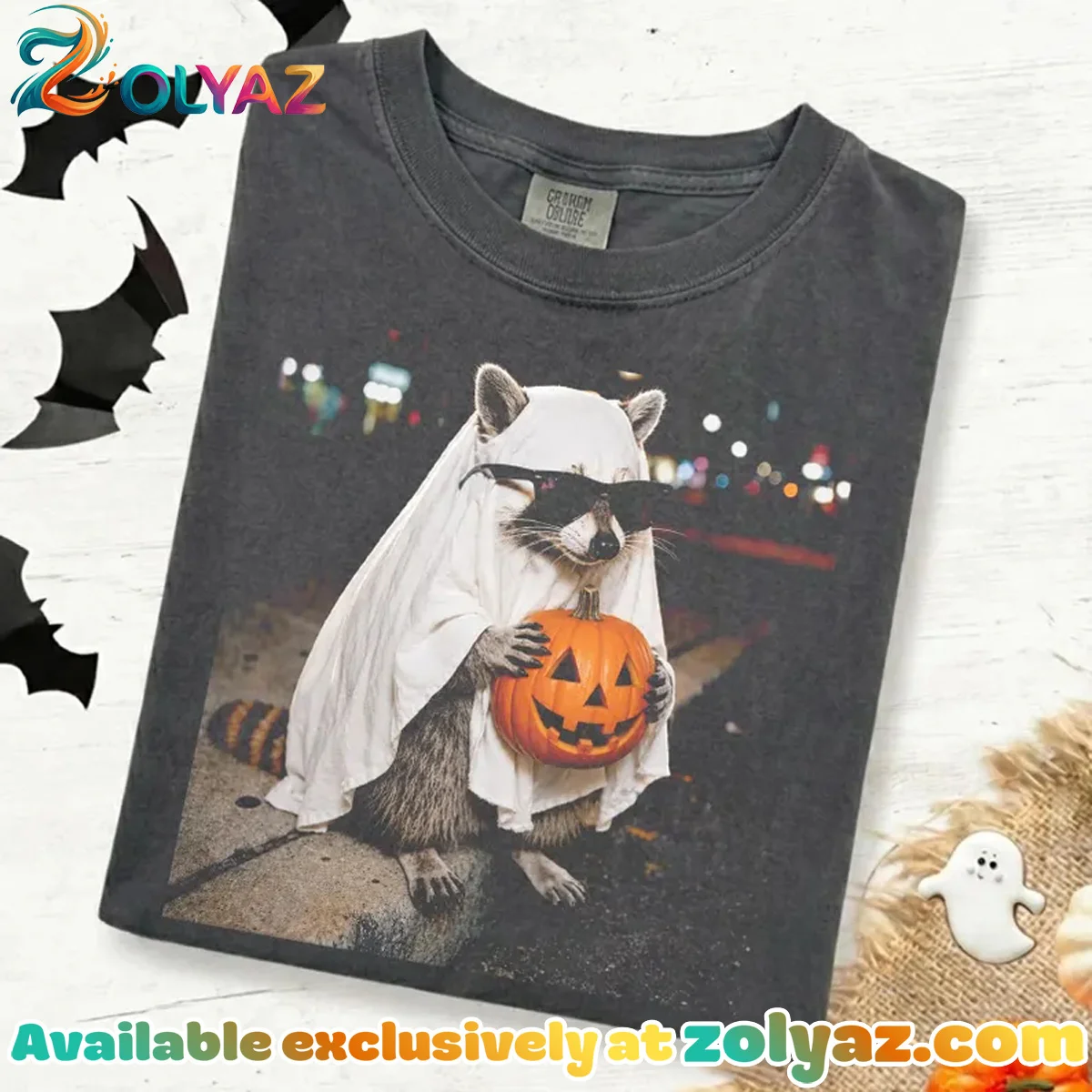 Ghost Raccoon Shirt & Hoodie