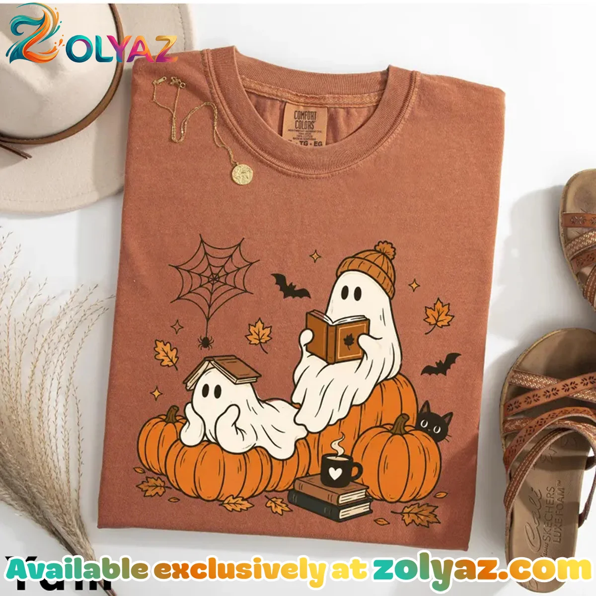 Ghost Reading Shirt & Hoodie