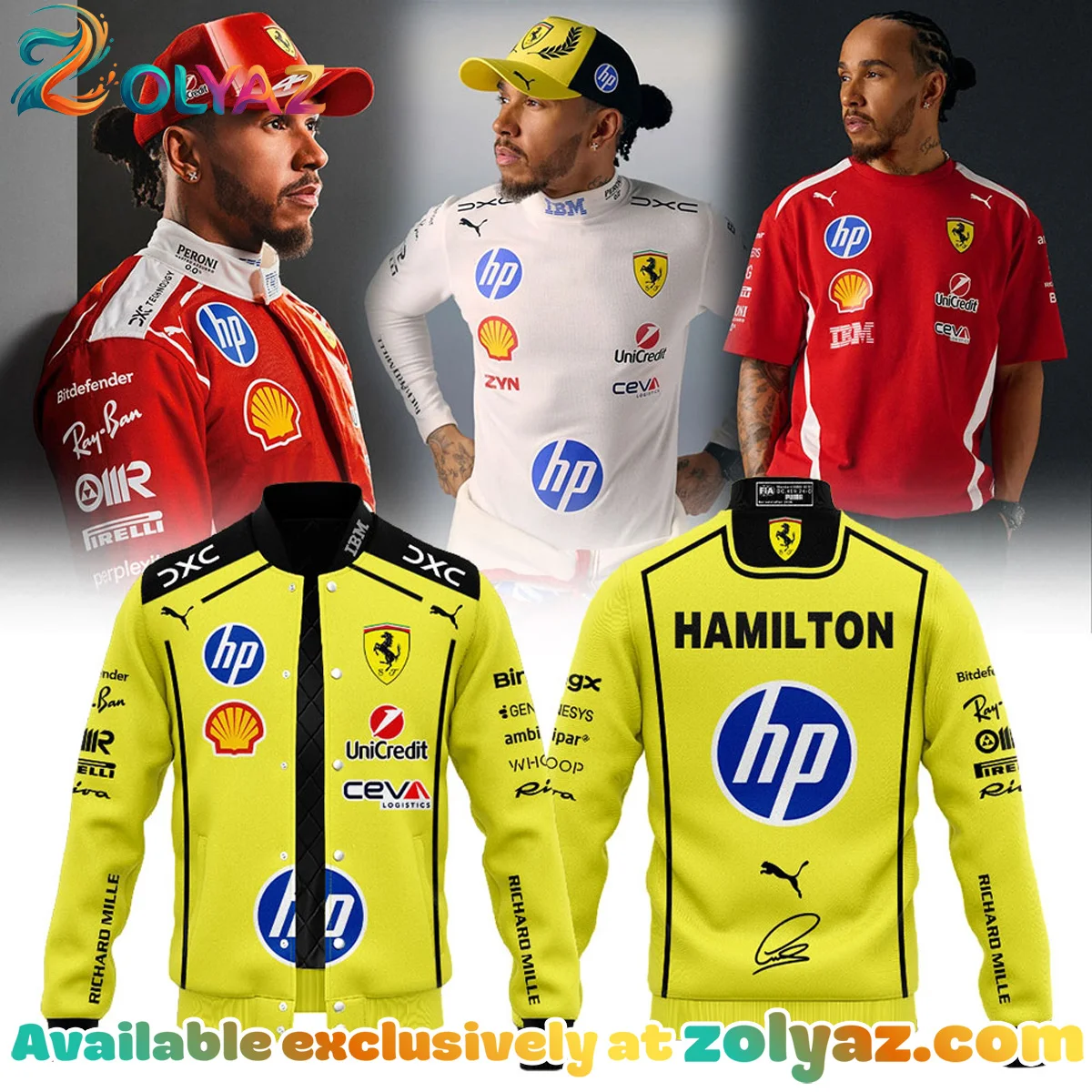 Lewis Hamilton x Scuderia Ferrari Jacket - Series 3