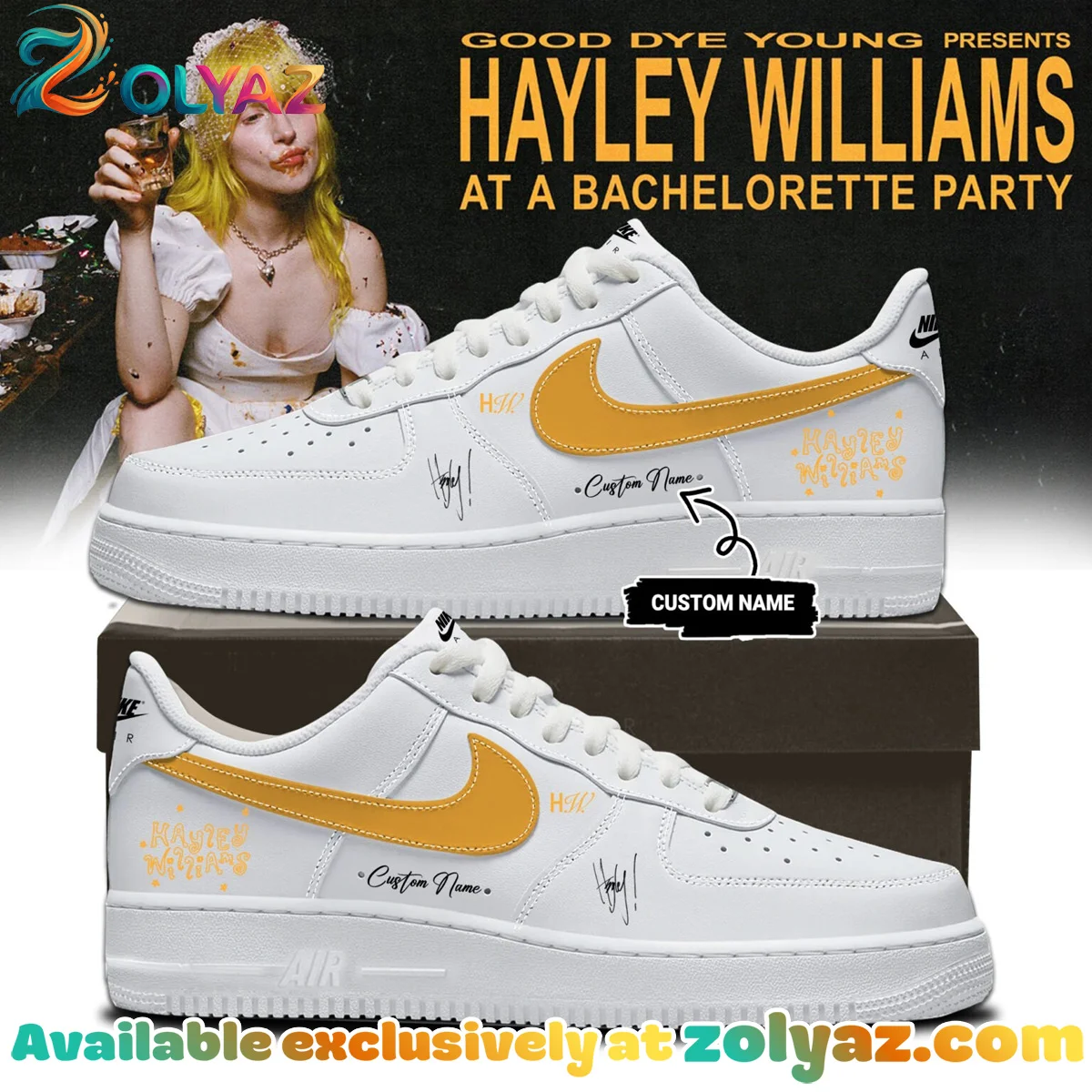 Hayley Williams Custom Air Force 1 & Jordan 1 Shoes - Series 2