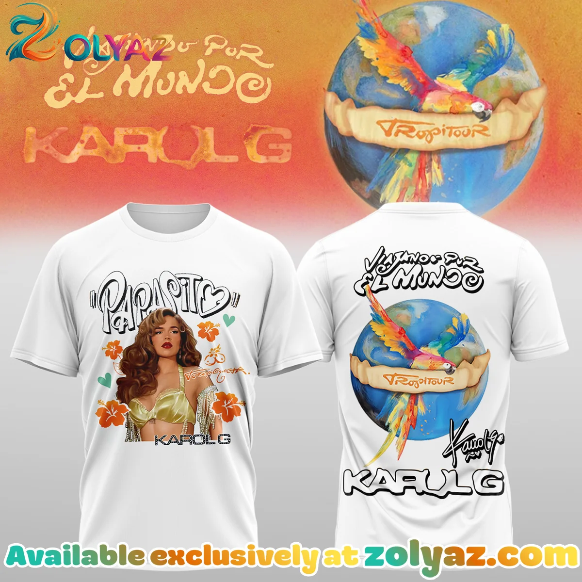 Karol G Nos Vamos de Tour T-Shirt & Hoodie (Design 4)