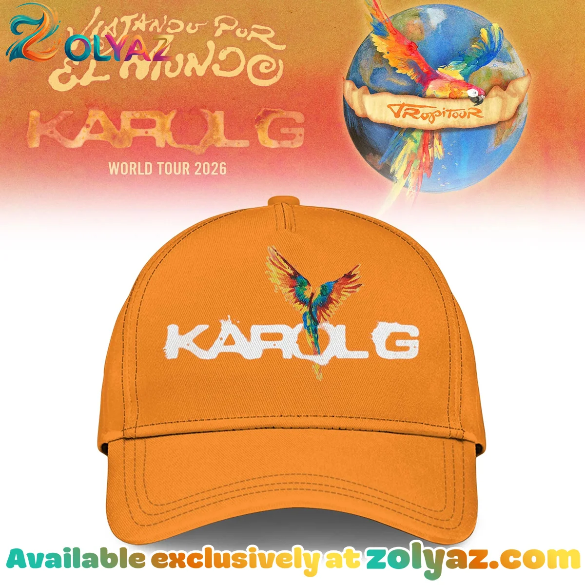 Karol G Viajando Por El Mundo Tropitour T-Shirt & Hoodie (Style 12) Karol G Viajando Por El Mundo Tropitour T-Shirt & Hoodie (Style 12)