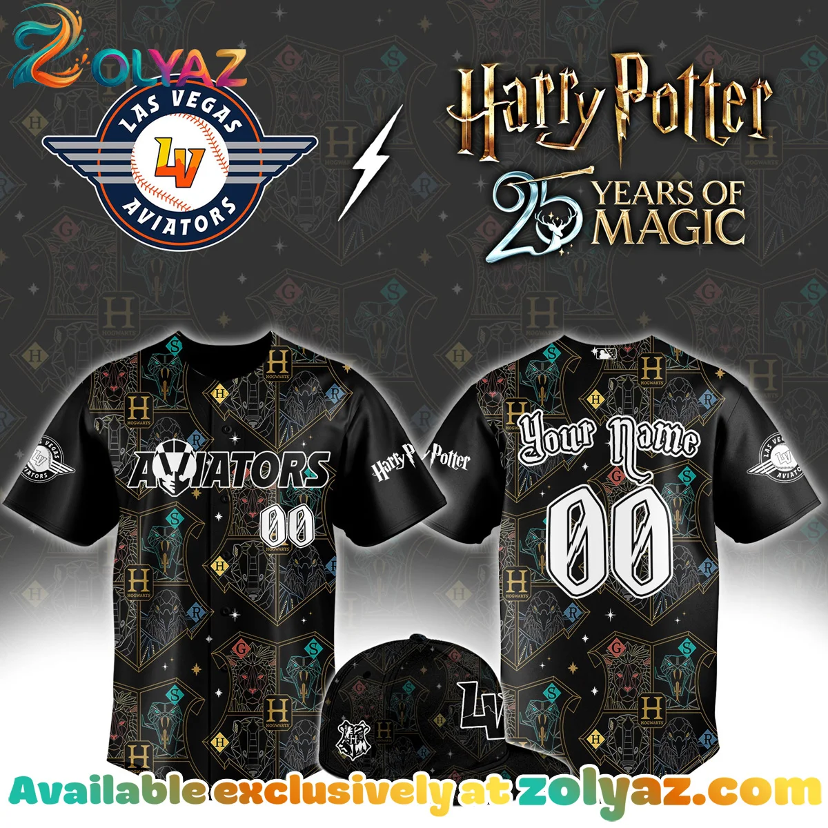 Las Vegas Aviators x Harry Potter Jersey (Style 2)