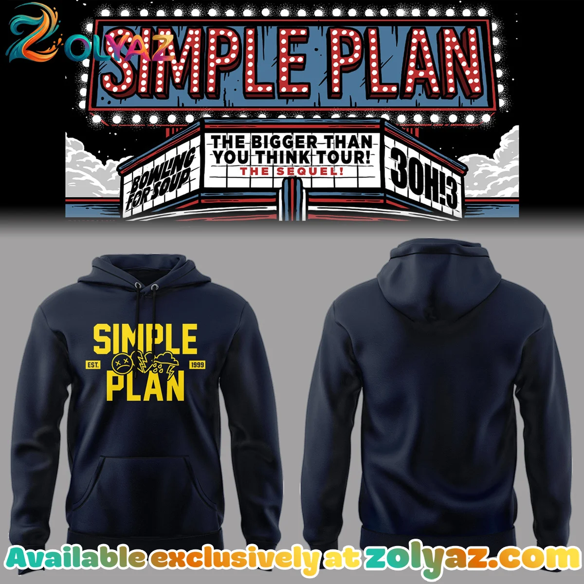Bigger Than You Think Tour Shirt & Hoodie (Style 2)