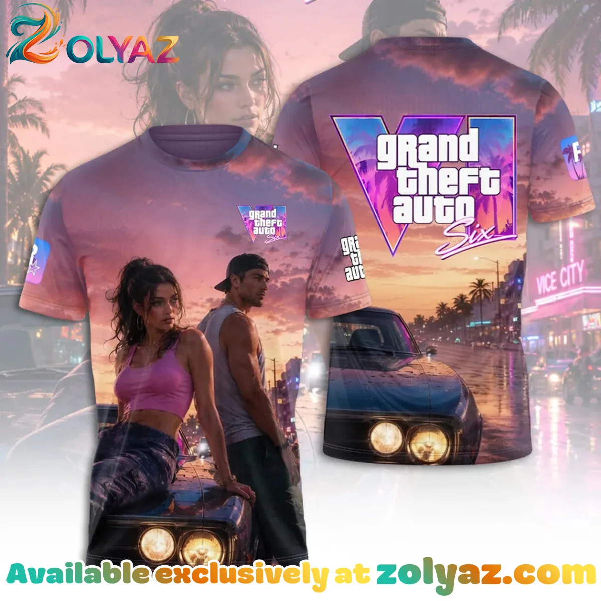 Grand Theft Auto VI Shirt & Hoodie - Part 9