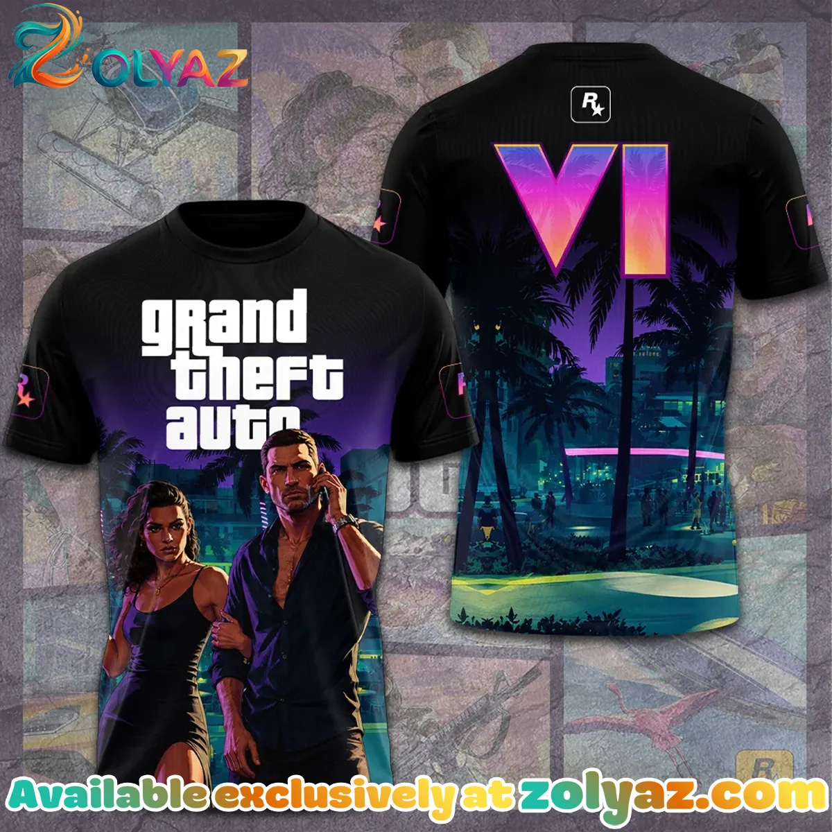 Grand Theft Auto VI Shirt & Hoodie - Variant 3