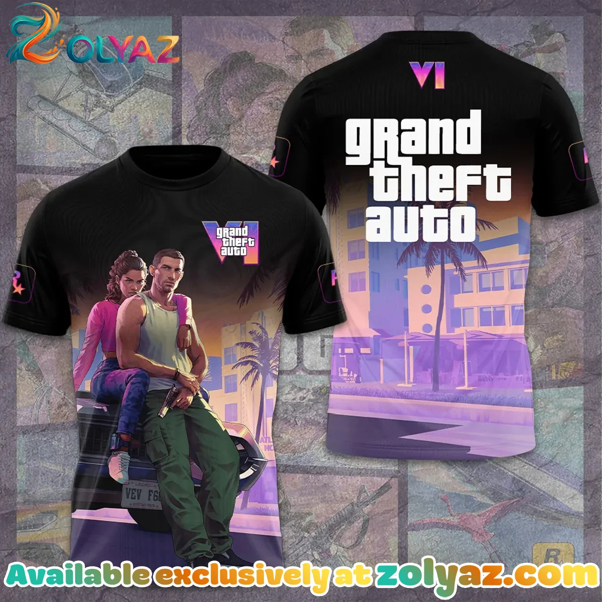 Grand Theft Auto VI T-Shirt & Hoodie [Drop 12]