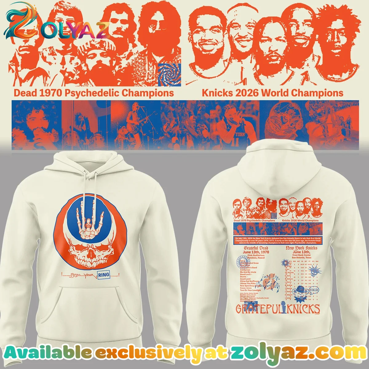 Grateful Knicks T-Shirt & Hoodie [Batch 1]
