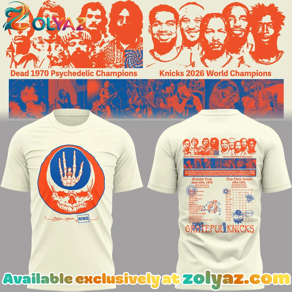 Grateful Knicks T-Shirt & Hoodie - Series 2