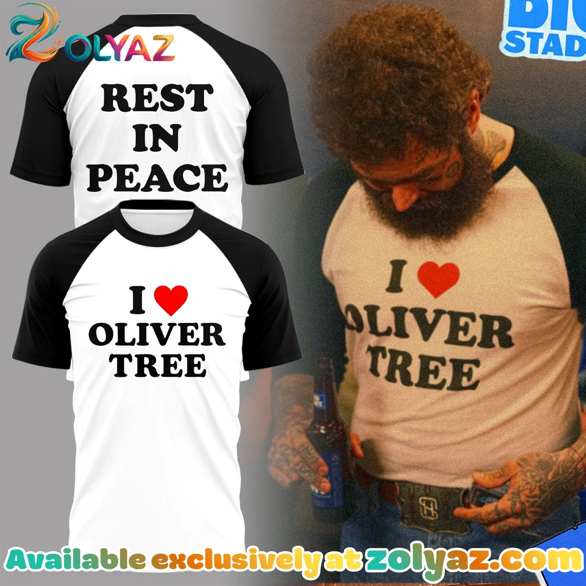 I Love OLIVER TREE T-Shirt & Hoodie - Variant 1