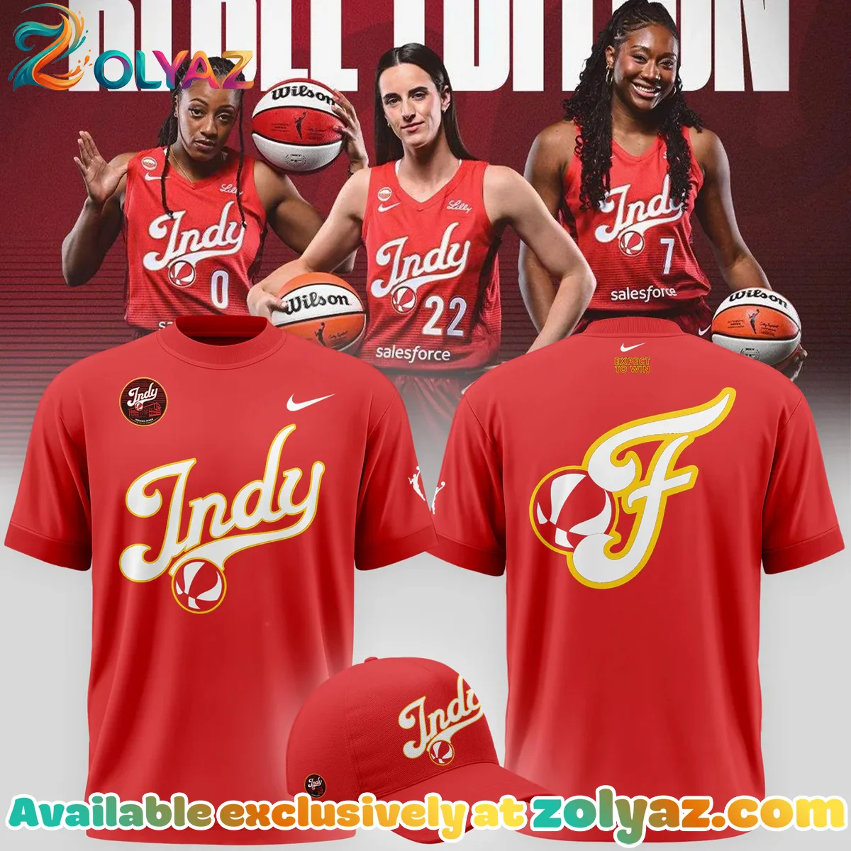 Indiana Fever Shirt & Hoodie (Design 2)