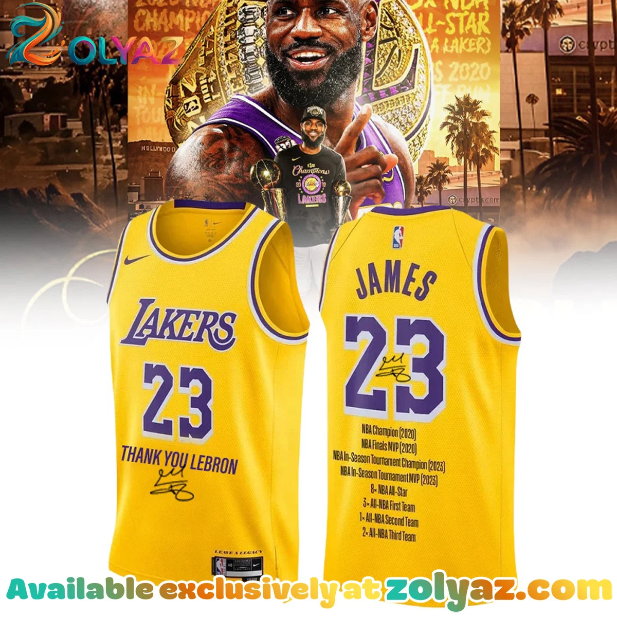 LA Lakers LeBron James Basketball Jersey (Release 2)