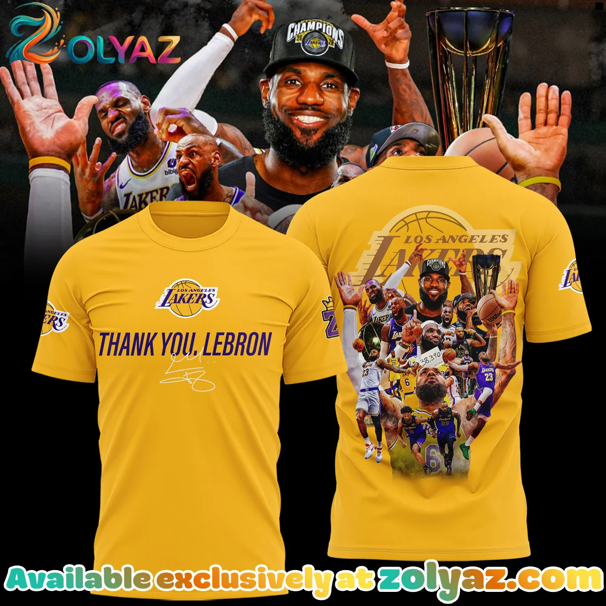LA Lakers LeBron James T-Shirt & Hoodie - Part 9