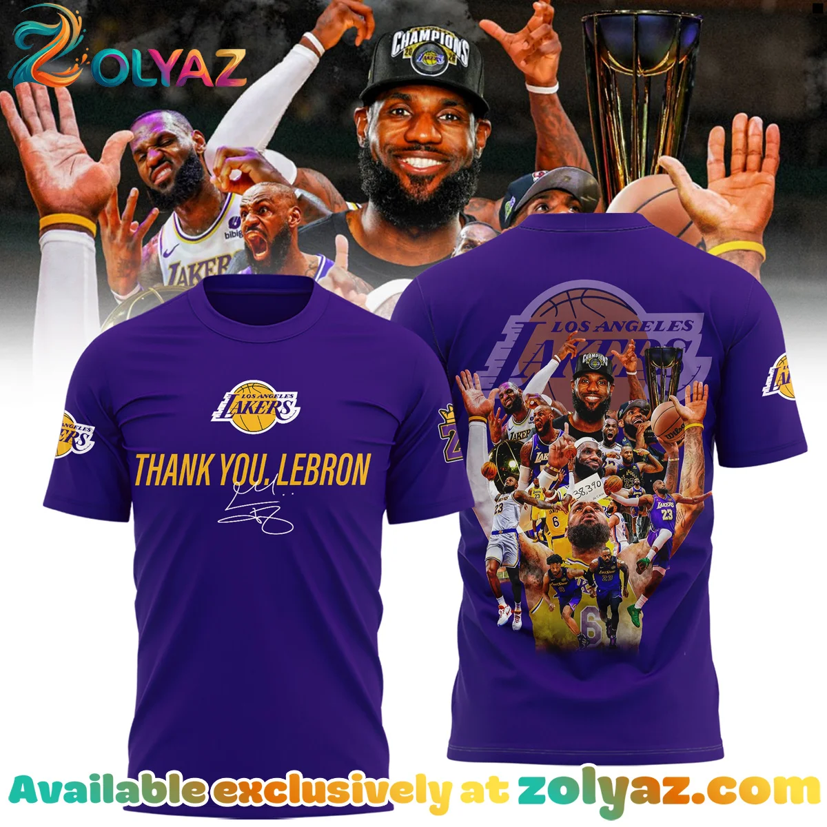 LA Lakers LeBron James T-Shirt & Hoodie (Design 7)
