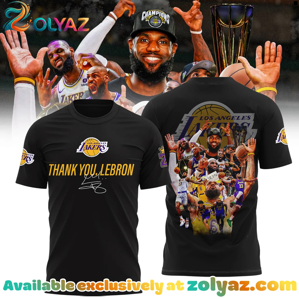 LA Lakers LeBron James T-Shirt & Hoodie - Part 8