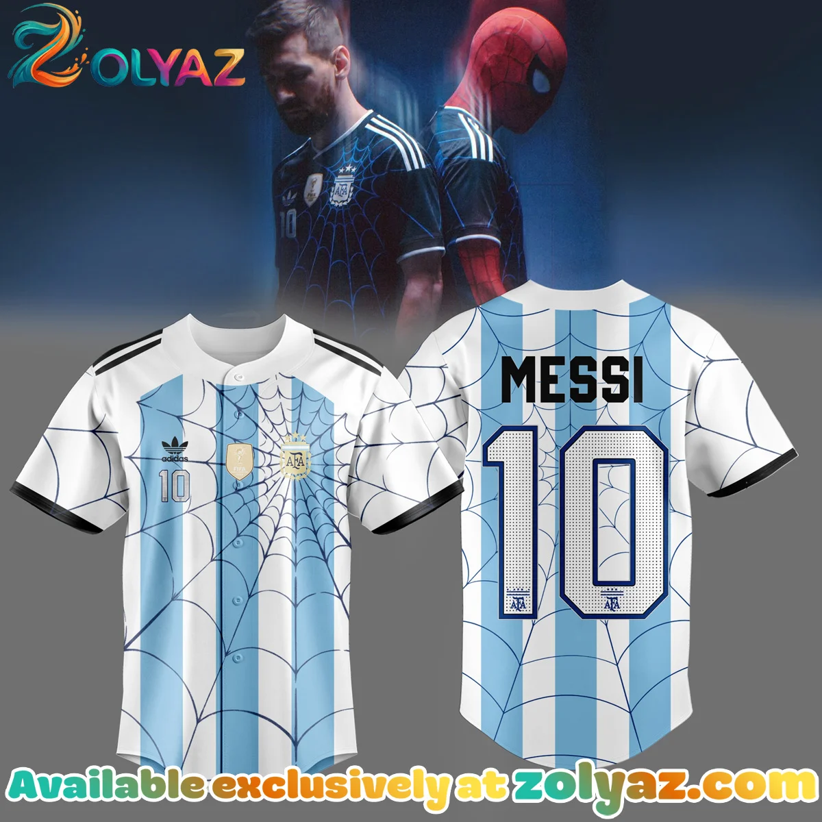 Messi x Spider-Man Shirt & Hoodie (Release 1) Messi x Spider-Man Shirt & Hoodie (Release 1)