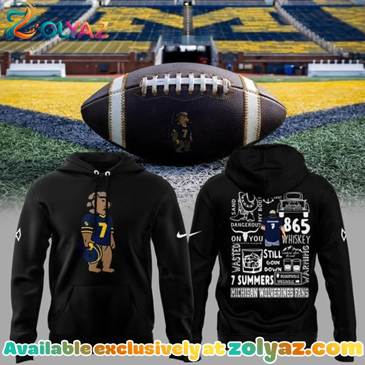 Michigan Wolverines x Morgan Wallen Shirt & Hoodie [Batch 3]