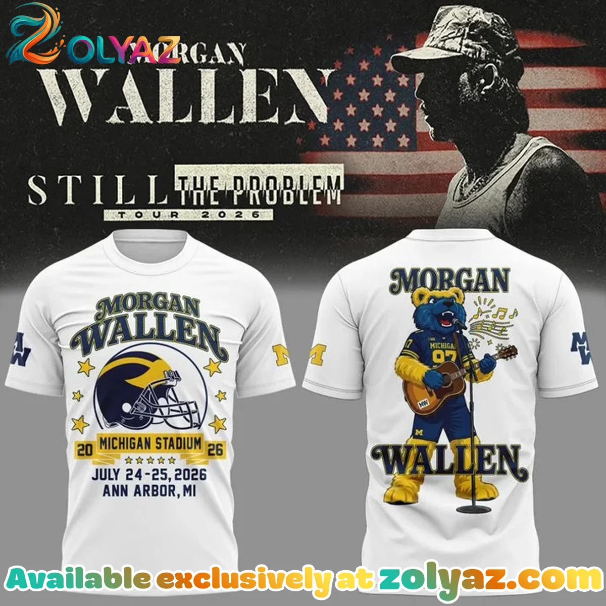 MW x Michigan Wolverines Still The Problem Tour T-Shirt & Hoodie [Drop 3]