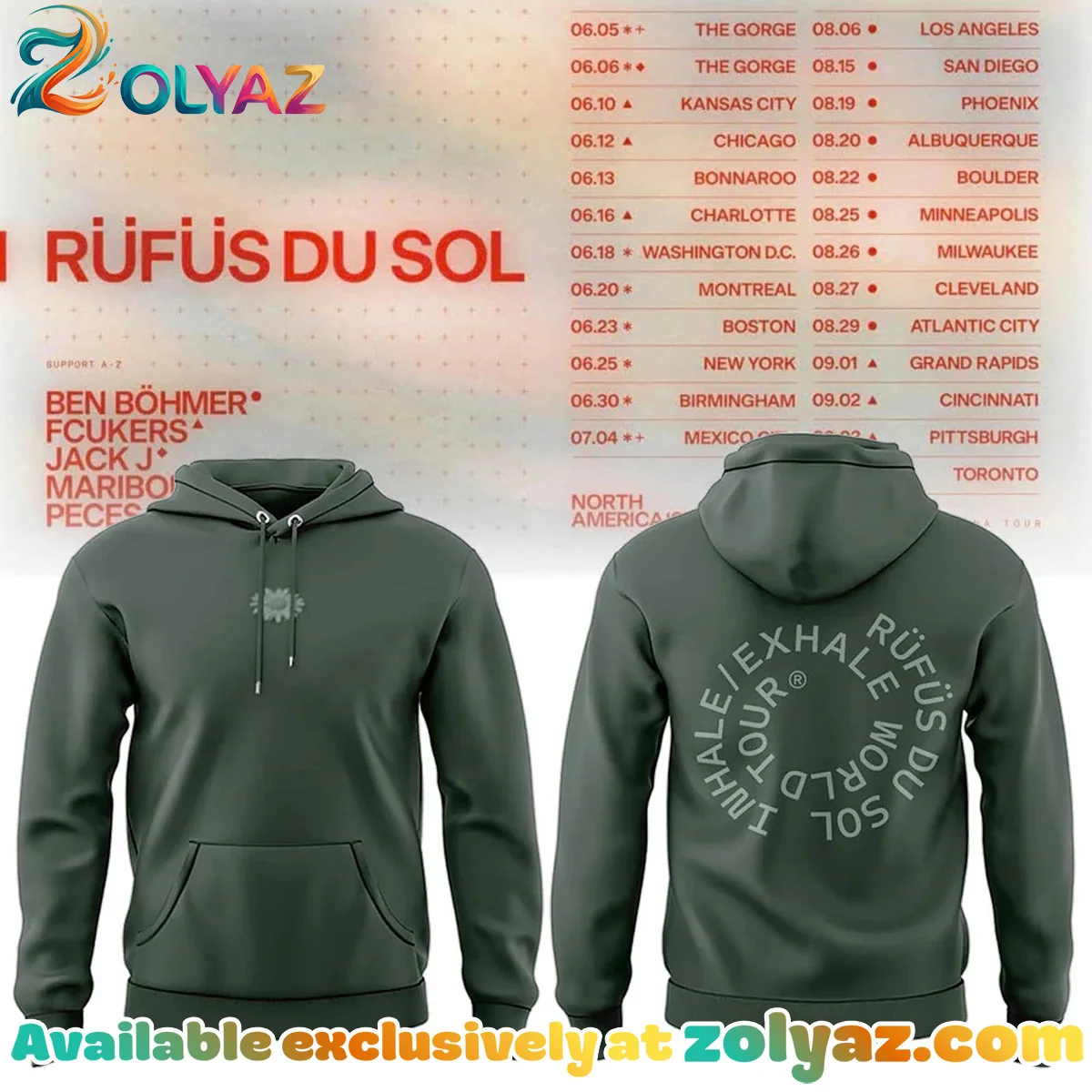 North America Tour T-Shirt & Hoodie (Design 3)