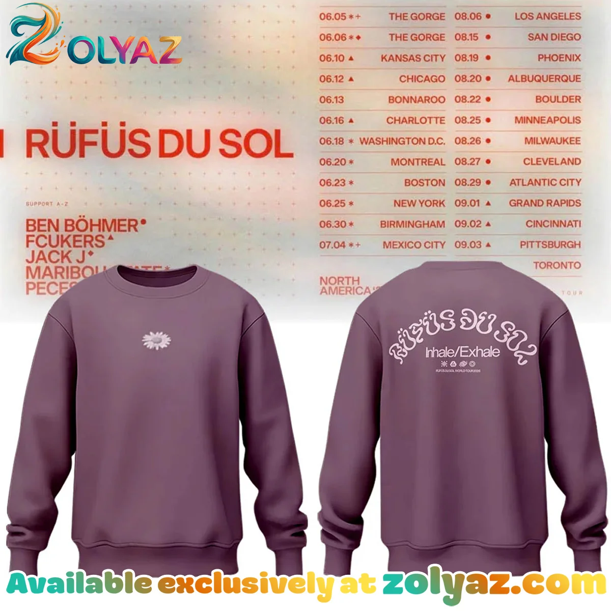 North America Tour Shirt & Hoodie [Drop 4]