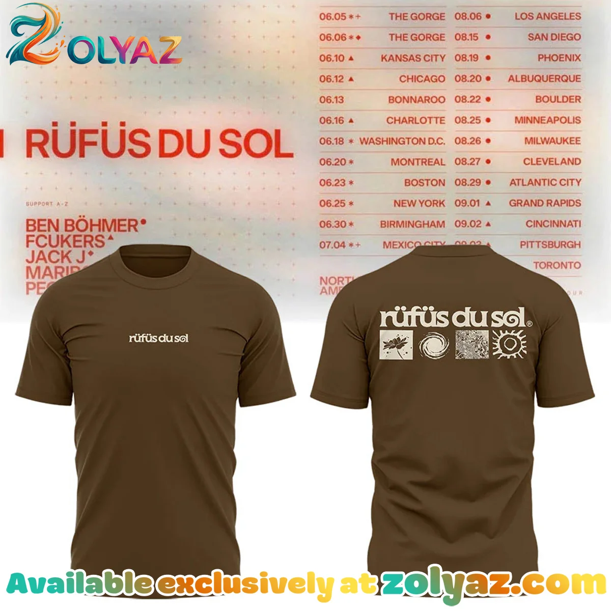 North America Tour Shirt & Hoodie (Design 1)
