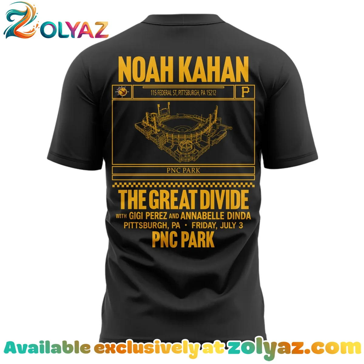 Pittsburgh Pirates x Noah Kahan Shirt & Hoodie (Release 2) Pittsburgh Pirates x Noah Kahan Shirt & Hoodie (Release 2)