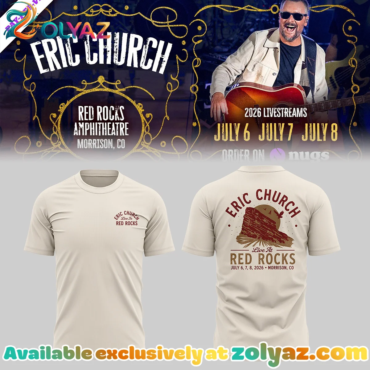 Red Rocks Amphitheatre T-Shirt & Hoodie - Part 4