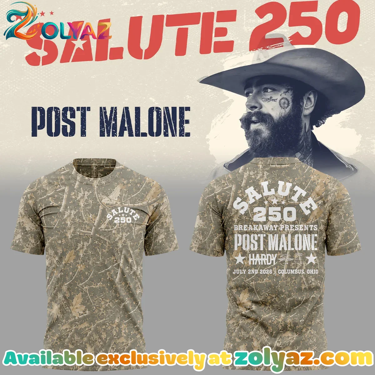 Salute 250 Columbus, OH Shirt & Hoodie [Batch 2]
