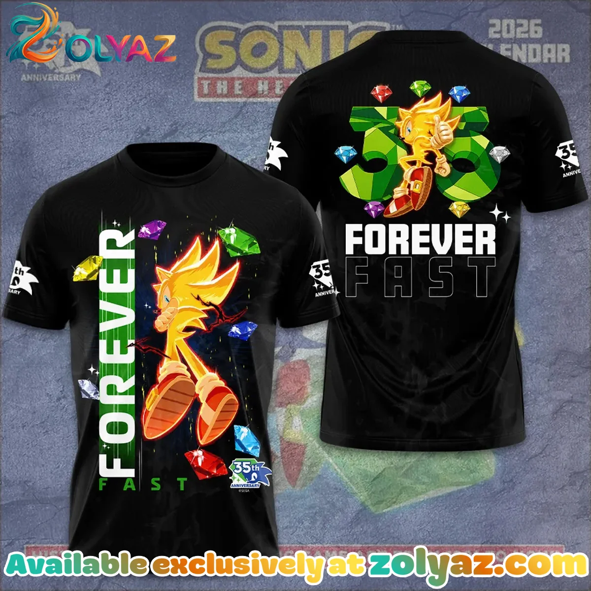 Sonic the Hedgehog T-Shirt & Hoodie [Batch 2]