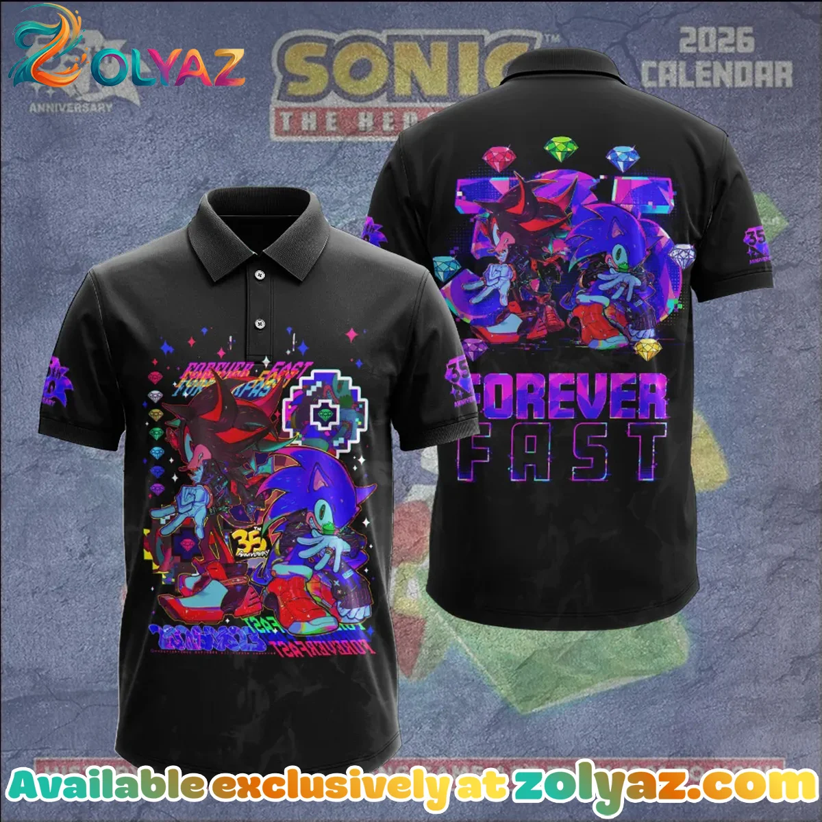 Sonic the Hedgehog T-Shirt & Hoodie (Design 2) Sonic the Hedgehog T-Shirt & Hoodie (Design 2)