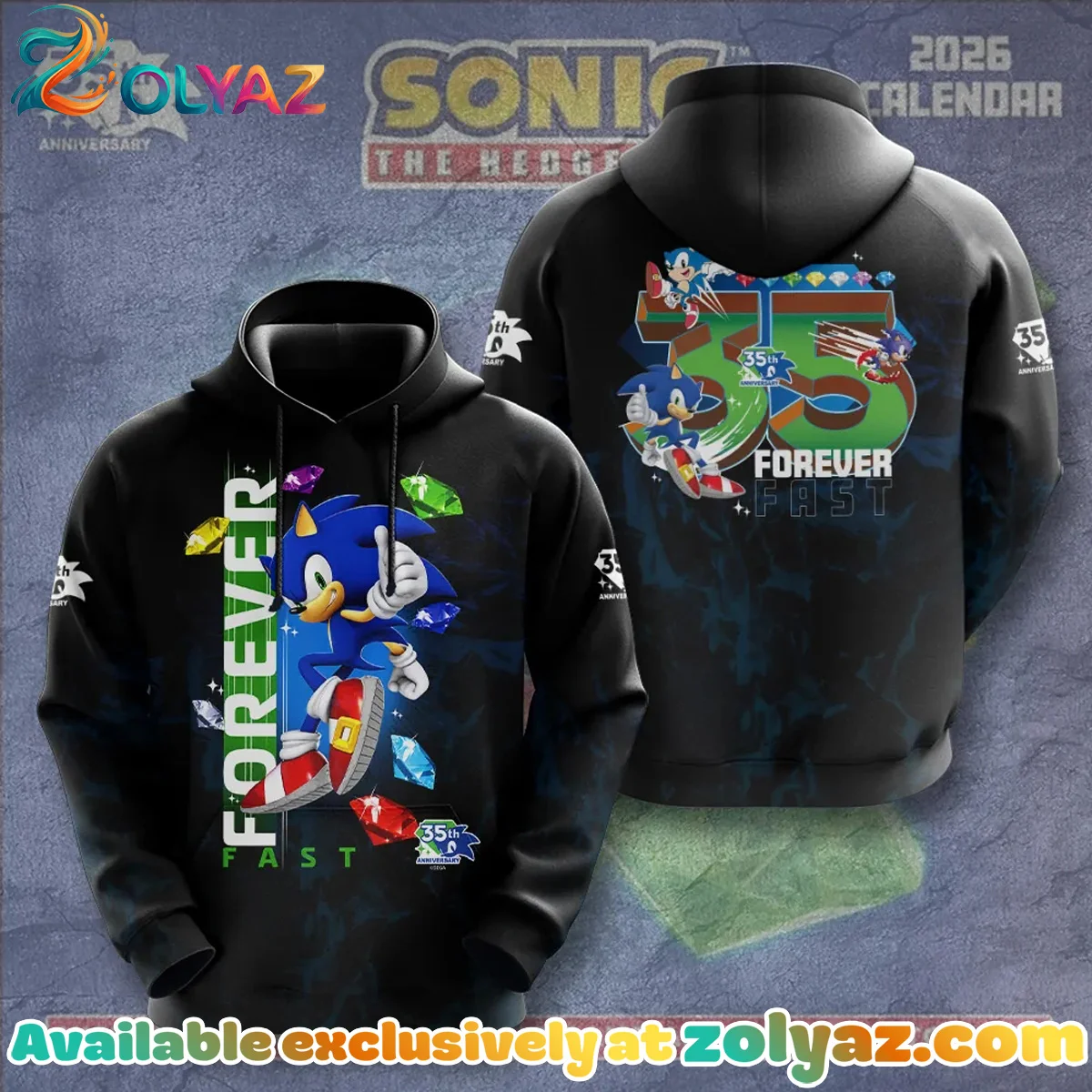 Sonic the Hedgehog T-Shirt & Hoodie (Style 4) Sonic the Hedgehog T-Shirt & Hoodie (Style 4)